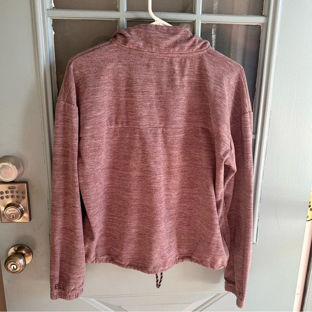 Avalanche Outdoor Supply Company 1/4 Zip Pullover Sweatshirt Heathered Maroon M